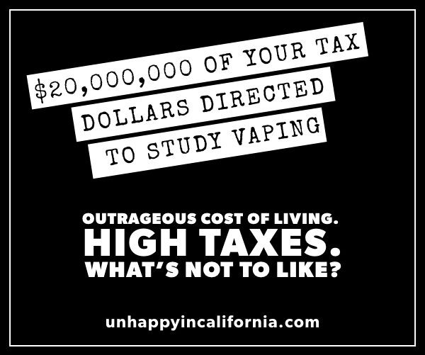 $20,000,000 of Your Tax Dollars Directed to Study Vaping